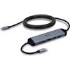 Lindy 43326 Micro Dock USB 3.2 tipo C - Cavo di ricarica USB con tecnologia PD, lunghezza 1,4 metri