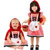 W WIDMANN MILANO Party Fashion - Costume da Cappuccetto Rosso per bambini | Set da 2 pezzi, per neonati e bambini piccoli, vestitino e mantello con cappuccio per feste a tema fiabesco e Carnevale