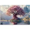 Lijahoo Puzzle 5000 Pezzi Albero della Vita, Puzzle Paesaggio 5000 Pezzi per Adulti e Ragazzi, Puzzles in Legno con Squisita Scatola di Imballaggio, Giochi Educativo per Famiglie, per Decorazioni Casa, -2141