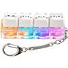 Generico Luminoso Giocattolo Fidget tastiera gatti portachiavi clicker, 4 pulsanti | Simpatico gatto Fidget Tastiera Giocattoli dita antistress, Mini tastiera Clicker Portachiavi, per adulti bambini