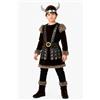 My Illusions Costume da vichingo per bambini, per Halloween, da guerriero | Costume da guerriero vichingo per ragazzi con tunica marrone, casco cornuto e copriscarpe per la Giornata mondiale del libro
