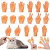 GUDINGYI 20 mini marionette da dita, per mani piccole, interessanti, in gomma resistente, per animali domestici, feste di gioco, Halloween, articoli scherzi