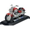 Generic Welly - Modellino di moto compatibile con Triumph Rocket 3 III, rosso, con base 1:18 1/18, in metallo, modello Die Cast