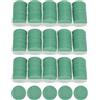QUARKZMAN 300 Pezzi Fiche da Poker in Plastica 35 mm Verde | Mini Fiche da Bingo, Contatori Didattici, Dischi, Segnalini, Gettoni da Gioco Opachi, con Scatola di Archiviazione