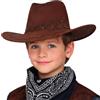 FIESTAS GUIRCA | Cappello da Cowboy Simil-Pelle (Taglia Unica) - Accessorio per Costume per Feste del Vecchio West, Texas e Carnevale - Ideale per Cosplay e Halloween - Adulti Unisex