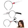 FAKZEP Fasce per Capelli Halloween, Set da 3 Design Divertenti, Comode e Leggere, Applicazione Rapida Senza Assemblaggio, Accessori Festa Ideali per Bambini e Costume di Carnevale