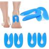 SHUOHONG 3 Paia Talloniera in Silicone per Tallonite, Proteggi Tallone per Scarpe, Sperone Calcaneare Plantare per Tallonite, Talloniere in Silicone per Tallonites, Talloniera per Spina Calcaneare (L)