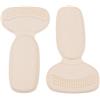 JFNKLFG 1 paio di mezze solette in gel for tacchi alti | Protezione antiusura for cuscino del piede in silicone(8.5*14.5cm Beige)