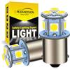 Ruiandsion 2 lampadine LED 1156 7506 BA15S, 6 V, super luminose, chipset 5050 8SMD, lampadine di ricambio per luce di retromarcia, indicatori di direzione, luci posteriori, non polarità (bianco)
