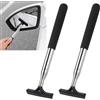 YFTRFR 2 Pezzi Tergivetro per Specchietto Laterale Retrattile Mini Tergivetro Professionale Accessori per la Pulizia Strumenti Portatili Compatto e Pratico Estensibile da 98cm