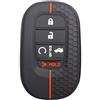 Thrida Custodia per chiave per Honda Civic: custodia per chiave a 5 pulsanti adatta per Honda Civic Accord HR-V Pilot CR-V Protezione chiave telecomando 2022 2023 2024 2025 Civic Accord HR-V Pilot CR-V