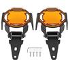 Aramox Protezione Fendinebbia Moto, Copertura Fendinebbia a LED, Kit LED Fendinebbia Moto in Alluminio per R1200GS/R1250GS Adventure LC (#11)