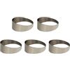 eletech Taglio tubo scarico per sistema di scarico auto e moto tubi di scarico taglio dei tubi acciaio inox 9 gradi piega tubi sportivo terminali scarico auto curvo tubo scappamento (5pcs 76mm 3 pollici)