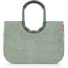 reisenthel Loopshopper L - Borsa robusta con pratici scomparti in bottiglie in PET riciclate, design affascinante e impermeabile, oro, Frame Twist Sage, L