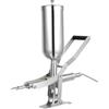 JHAUAI Riempitrice per ciambelle, in acciaio inox 304, manuale | Imbuto grande, dosaggio manuale e supporto stabile per ciambelle, churro e pasticceria con riempimento di crema e cioccolato