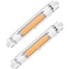 YGFADH Lampadina LED R7S 118mm Dimmerabile, R7S LED 118mm 30W 3000K Bianca Calda 3000LM, Equivalenti a 300W Lampada Alogena, Illuminazione Fascio 360°, Nessun Sfarfallio, 2 Pezzi (Bianca Calda, 2pc 118mm)