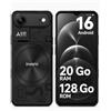 invens Air 1 Cellulare 4G, 20 GB RAM (4+16), 128 GB, HD+ 6,56, Nero | Batteria da 5000 mAh, fotocamere da 13 MP e 8 MP, Face ID, Wi-Fi Dual Band, Bluetooth 5.0, OTG ed estensione microSD fino a 1