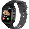 EUNICECG Smartwatch Bambini Bambina GPS Localizzazione Telefono Giochi SOS | Sveglia Chat Vocale Modelli Aula Torcia IP68 Impermeabile Digitale Orologio Smartwatch Bambino Adolescenti Compleanno Regali
