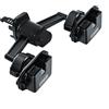 HYSHIKRA Supporto per radio da bocchetta auto - Supporto multifunzione 3-in-1 | per walkie-talkie Baofeng, pxton, Yaesu, Motorola, Midland