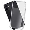 mtb more energy® Custodia Crystal Armor per Apple iPhone 12 Mini (5.4) - Hard PC Back & Soft Silikon Bumper - Angoli rinforzati - Trasparente - TPU PC Case Cover
