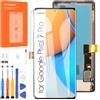 Arbilato Schermo OLED di ricambio per Google Pixel 7 Pro 5G per Google Pixel 7 Pro 5G Display LCD GP4BC GE2AE GFE4J Touchscreen Digitizer Assembly con strumenti di riparazione, nero con cornice
