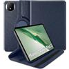 World biz Custodia per Honor Magic Pad 2 12,3'' 2024, rotazione a 360 gradi, custodia protettiva a portafoglio in pelle, funzione di accensione/spegnimento automatico, custodia rotante per Honor Magic Pad 2
