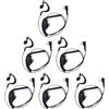 HYS Cuffie | Cuffie PTT a forma di G | 2 poli per radio | Compatibile con Midland G7 pro G8 G9 Pro M24 Plus M48 M99 G6 XT G7 XTR Alan HP450 (G08, 6)