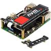 Geekworm X1001 PCIe to M.2 HAT M.2 NVMe SSD PIP Shield for Raspberry Pi 5 | Support M.2 2230/2242/2260/2280 SSD, PCIe 2.0 / 3.0