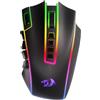 Redragon M990 - Mouse da gioco RGB 2,4 GHz BT con cavo, nero | Tri-Mode Wireless, pulsanti programmabili, design ergonomico, ricarica rapida USB-C