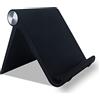 SANTER LABS Nuovo supporto da tavolo per cellulare e tablet 4 - 7,2 universale regolazione multiangolo 0 - 100 per Apple (iPhone-iPad) Samsung Huawei Xiaomi (nero)