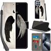 Haninsuze Cover per Xiaomi 14T Pro, ala | Pelle PU Portafoglio, Porta Carte, Magnetica, Libro, Antiurto Custodia