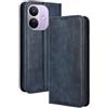 GOKEN Cover per Xiaomi Redmi Note 17 Pro 5G | Portafoglio in Pelle Sintetica con Calamita, Silicone Interno Antiurto, Custodia Libro Flip Magnetica con Stand -Blu