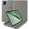 World biz Custodia per Honor Magic Pad 2 12,3'' 2024, rotazione a 360 gradi, custodia protettiva a portafoglio in pelle con funzione di accensione/spegnimento automatico, custodia rotante per Honor Magic Pad 2