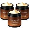 Generico Burro Corpo Ai Feromoni Per Uomo, Crema Idratante Al Burro Di Karité (3pcs) | Burro corpo per uomo arricchito con colonia; idratazione profonda, texture non untuosa, delicata fragranza maschile.