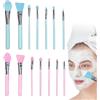Generic Pennello Per Trucco, Applicatore Di Trucco In Silicone - Applicatori Di Ombretti Set Di 14 | Kit Di Applicazione Pennello Ombretto Per Il Trucco Crema E