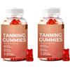 Generico Caramelle abbronzanti, Abbronzatura senza sole, | Per una pelle dall'aspetto naturale e luminoso, al gusto di anguria, per donne e uomini, 60 conteggi