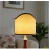 Mondocreazioni Paralume Pergamena con Cordoncino in Merletto Oro classico per lampadari, lumi, appliques lavorato a mano