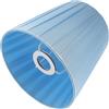 BESPORTBLE Paralume Piccolo Clip per Lampada, Copertura in Stoffa Blu | Decorazione Semplice per Tavolo e Piantane, Installazione 3cm, Struttura in Ferro, Antipolvere