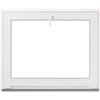 Framex Finestra per Cantina PVC 70x50 cm Bianco Doppio Vetro | Doppio Vetro 32 mm, Larghezza x Altezza: 700 x 500 mm, per Cantina, Garage, Casetta da Giardino e Ripostiglio