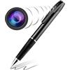 SHMIZZ Mini Telecamera Spia Nascosta, Mimetica Penna Fotocamera 1080p HD Registratore Audio e Video con MicroSD da 32 GB