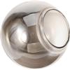 Mikikit Paralumi in Vetro di Ricambio a Globo, Diametro 150mm, Trasparente | Bocca Larga 70mm, Bordi Arrotondati, Superficie Liscia, Stile Moderno per Lampadari e Plafoniere