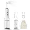kungfuren Bidet Portatile Elettrico: da Viaggio con 4 Modalità, 2 Ugelli USB IPX7 | Serbatoio 240 ml, bottiglia compatibile fino a 550 ml, ugello 75°, design pieghevole, perfetto per viaggio, hotel e campeggio