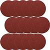 HobbyPower24 50 x dischi in velcro Ø 115 mm senza foro, grana 100 velcro, carta vetrata eccentrica, dischi abrasivi velcro, fissaggio in velcro, ad esempio per AEG, Black & Decker, Bosch, Einhell, Kress