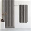 Bildershop-24 Pannello da parete Dekowa in rovere grigio, 125x10,7x1,5cm