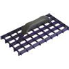 Connex Frattazzo a Pialla con Griglia 28,5 x 14 cm, per Rasatura Intonaco, Calcestruzzo, Gesso, Cemento, Manico in Plastica