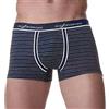 ROSSOPORPORA - UB1918 Boxer da uomo in cotone Lycra tinta unita e stampa colori assortiti (confezione da 3 unità)