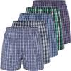Marvmys Boxer Uomo Larghi Cotone Mutande Classiche con Bottone