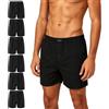 Lakpoau Boxer da Uomo, Confezione da 6 Pezzi, Mutande a Pantaloncino,Biancheria Intima, Boxer in Cotone,Confortevolezza, Resistente,M-4XL
