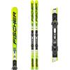 FISCHER Sci RC4 WC NOIZE GS MASTERS M-PLATE + Attacchi RC4 Z14 X FREEFLEX ST Race Carve