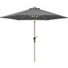 Schneider Ombrellone Cordoba, struttura in acciaio verniciato a polvere con effetto legno, rivestimento 100% poliestere, 4,12 kg